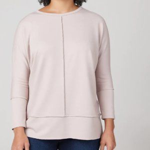 Spanx Perfect Length Top, Dolman 3/4 Sleeve Color: Oat